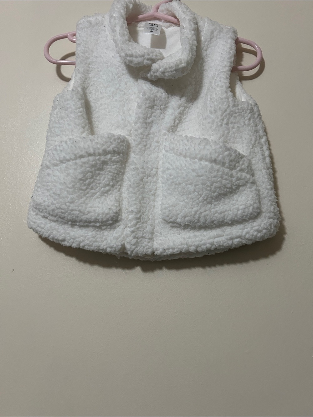 Carter's Plush White Sherpa Vest for Kids